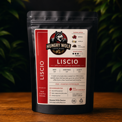 The Hungry Wolf Coffee – Liscio Blend | Medium Roast Specialty Arabica Coffee Beans | 250g