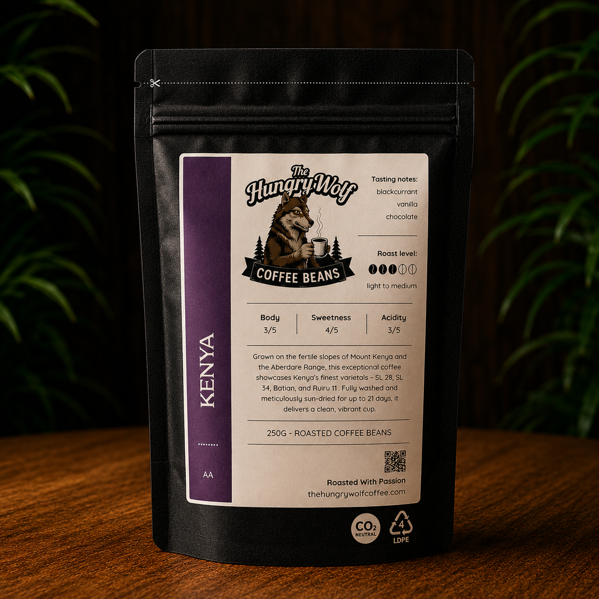 The Highland Howl – Kenya AA Single Origin Coffee Beans