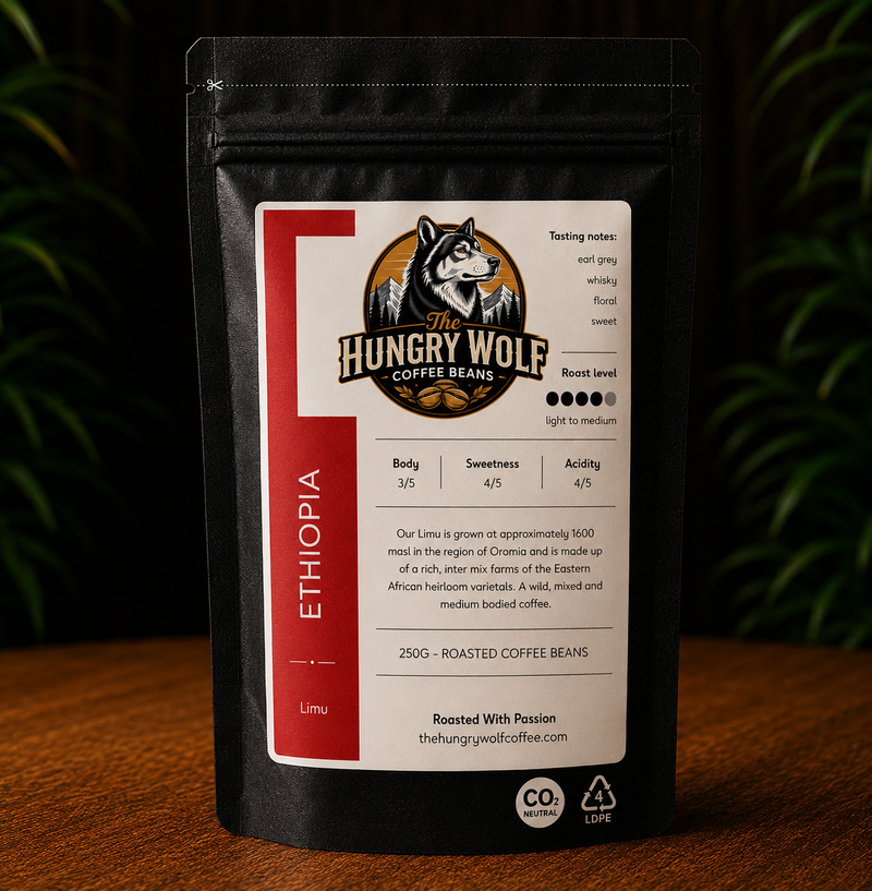 The Crimson Horizon – Ethiopia Limu Single Origin Coffee Beans