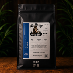 The Hungry Wolf Blue Mountain Blend Coffee Beans – Smooth Specialty Arabica Coffee