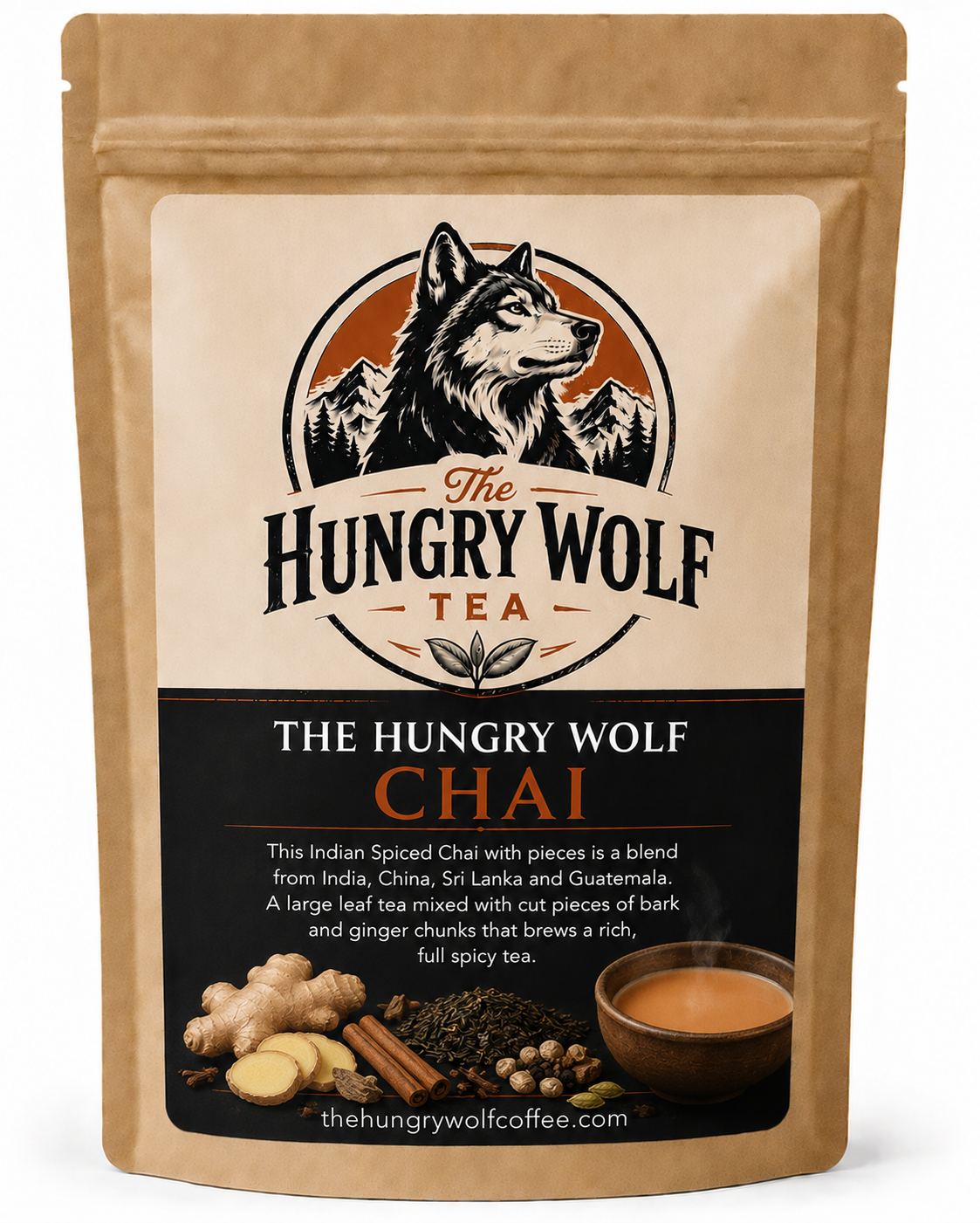 The Hungry Wolf Chai Tea – Premium Indian Spiced Black Tea