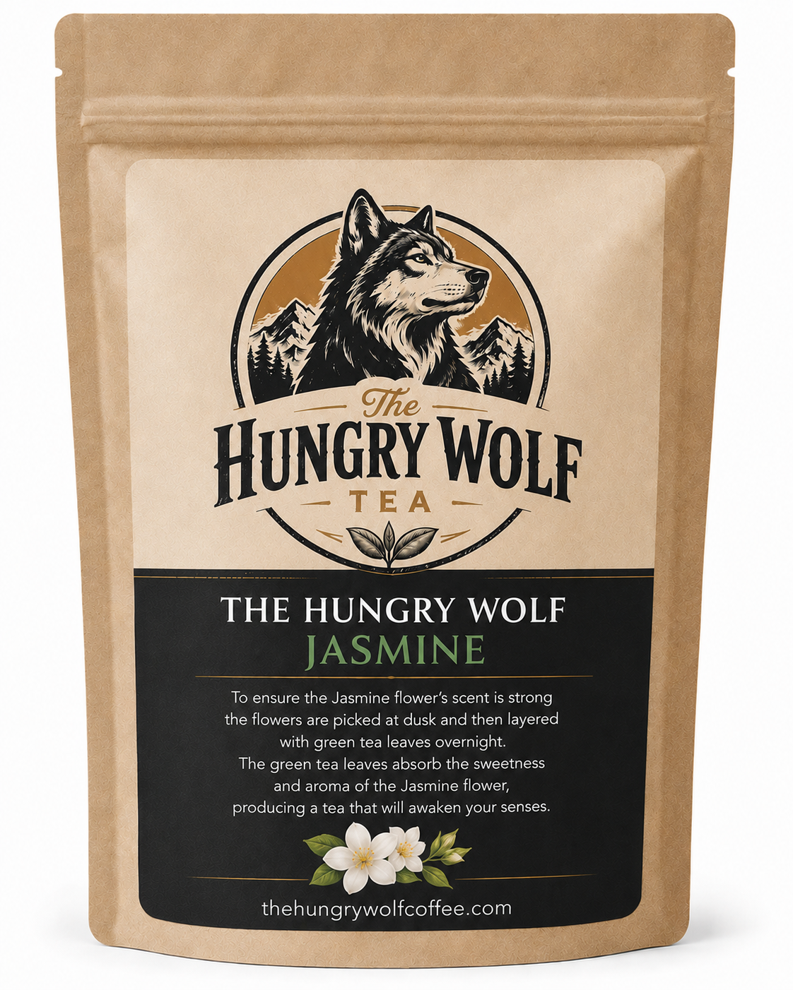 The Hungry Wolf Jasmine Green Tea – Premium Floral Green Tea