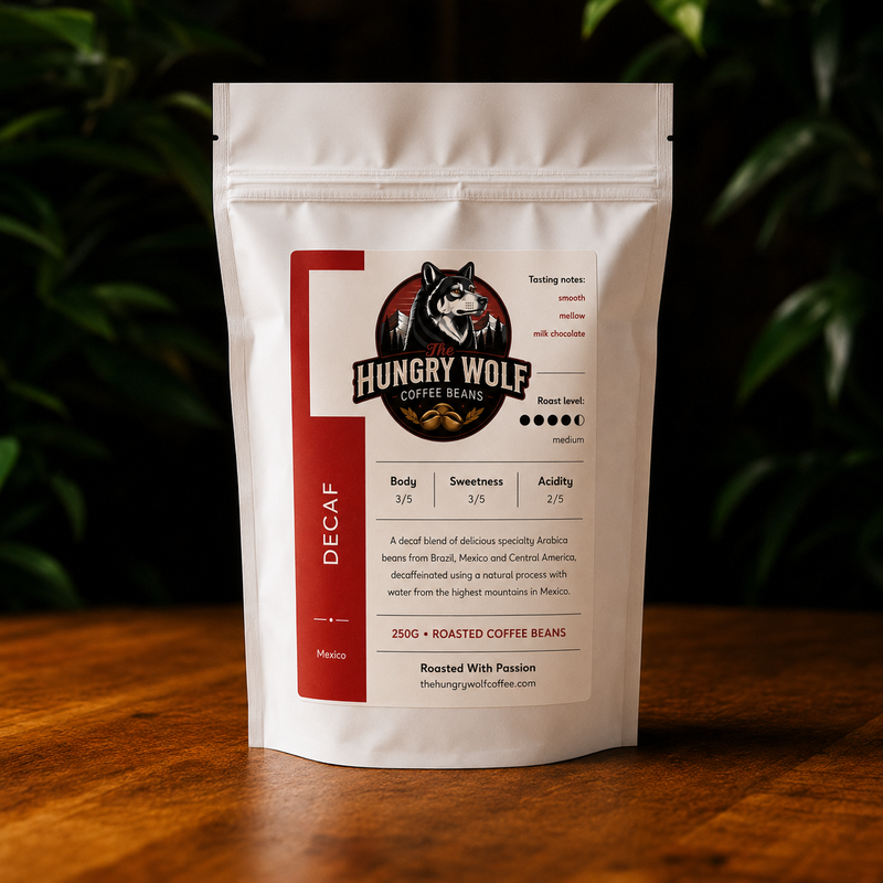 Mountain Water Process Decaf Coffee Beans – Mexico | 250g | Naturally Decaffeinated | Milk Chocolate, Nutty & Mellow