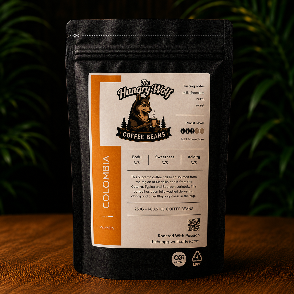 The Golden Trail – Colombia Medellín Single Origin Coffee Beans