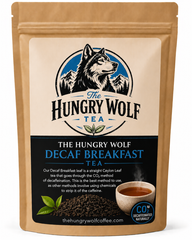 The Hungry Wolf Decaf Breakfast Tea – Premium Naturally Decaffeinated Ceylon Tea