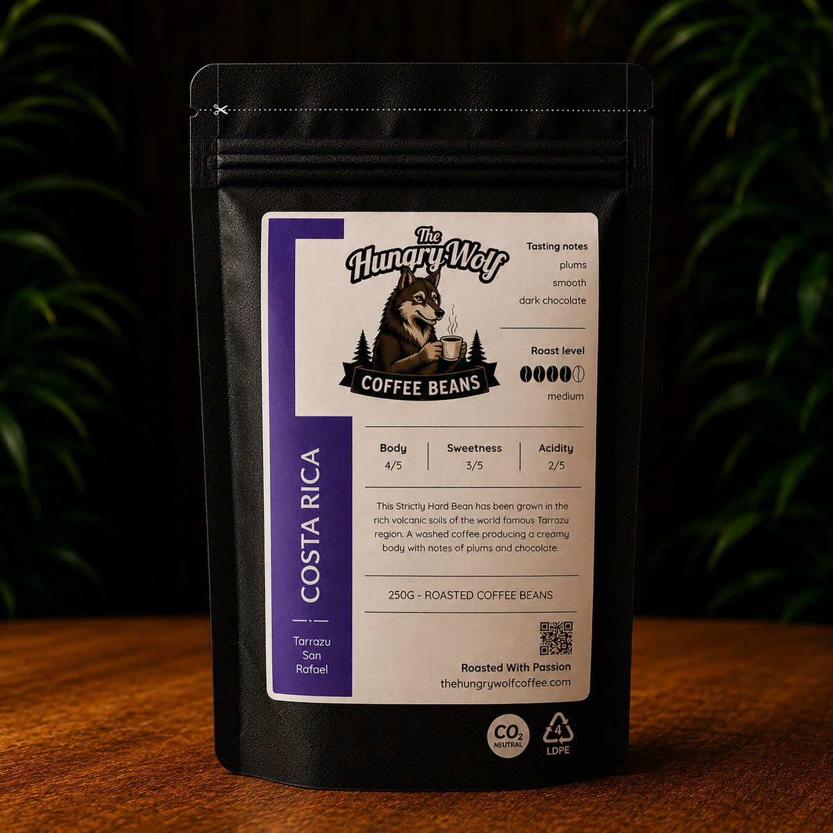 The Velvet Ridge – Costa Rica Tarrazu San Rafael Single Origin Coffee Beans